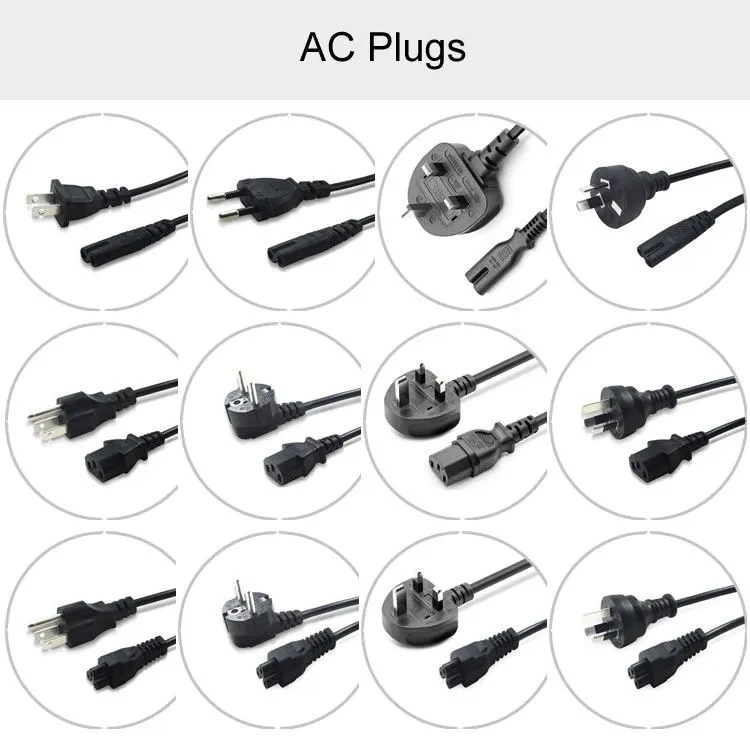 Customizable Desktop Plug AC to DC Adapter International 24V 28V 30V 36V 120W 144W 150W 180W 200W Power Plug Adapters