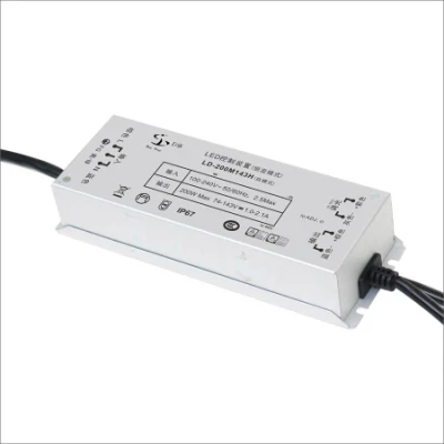 Controladores LED de corriente constante para alumbrado público regulable ODM OEM de 200W con protección contra sobretensiones