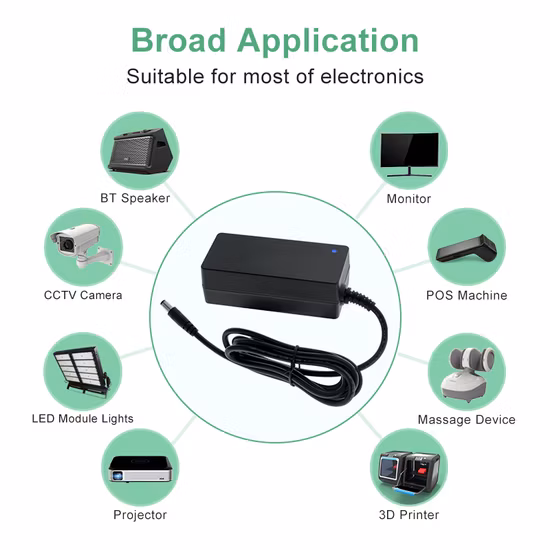 Adaptador de corriente alterna de conmutación de escritorio de 15 V 2 A CC